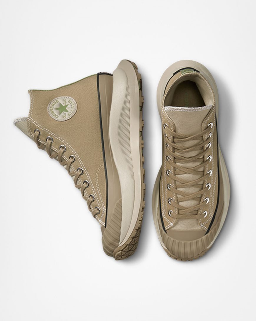 Tenis Converse Chuck 70 AT-CX Earth Tones Cano Alto Feminino Caqui Cinzentas | PT H0TP834